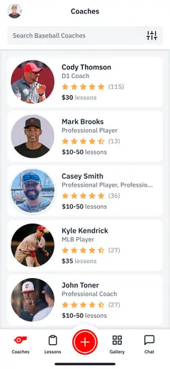 Coach Chase profile page